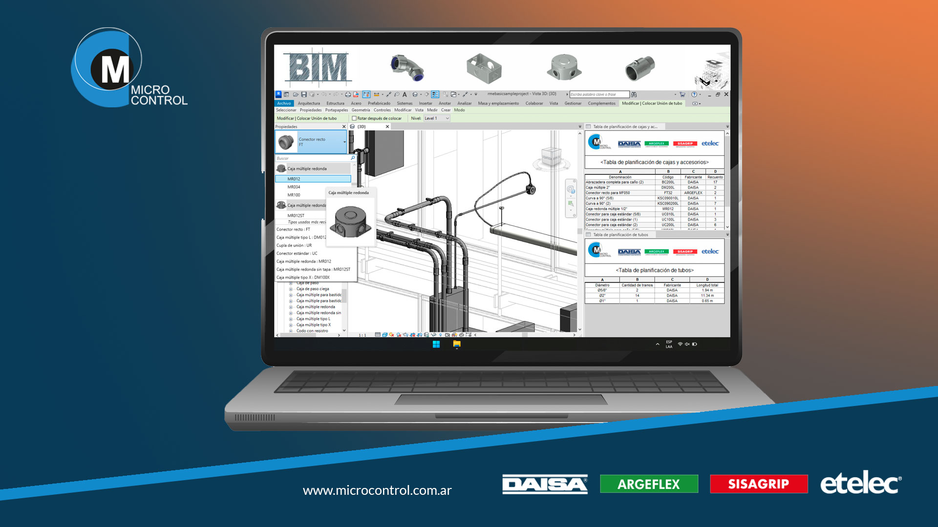 Nueva librería BIM de Micro Control