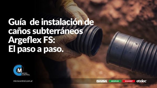 Guía de instalación de caños subterráneos Argeflex FS: El paso a paso.