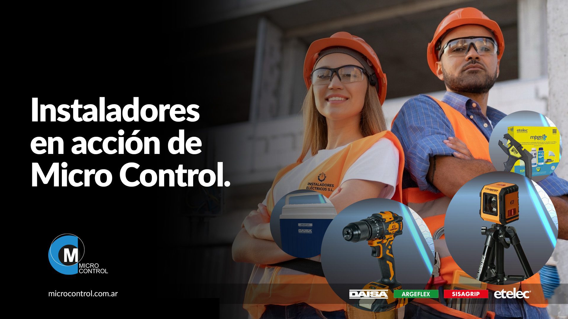 "Instaladores en acción" de Micro Control. Celebramos tu experiencia en obra en el mes del Instalador electricista. 1 "Instaladores en acción" de Micro Control. Celebramos tu experiencia en obra en el mes del Instalador electricista.